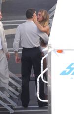 BROOKS NADER and Gleb Savchenko Outside Dancing with the Stars Studios in Los Angeles 10/01/2024