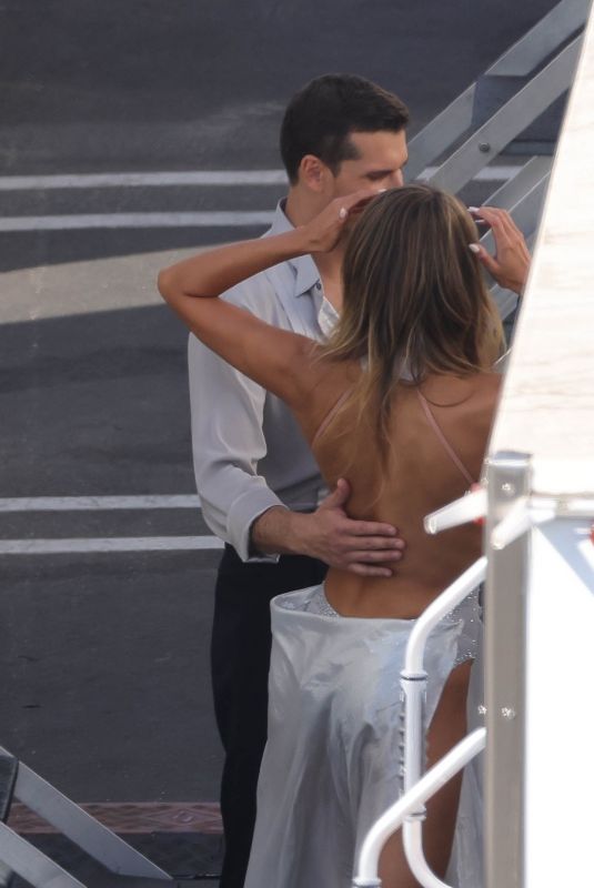 BROOKS NADER and Gleb Savchenko Outside Dancing with the Stars Studios in Los Angeles 10/01/2024