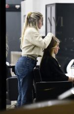 BROOKS NADER at Hair Salon in Los Angeles 10/30/2024