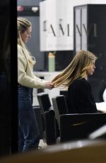 BROOKS NADER at Hair Salon in Los Angeles 10/30/2024