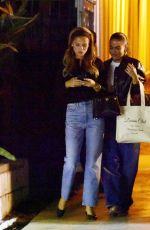 BROOKS NADER Leaves San Vicente Bungalows with Friend in Los Angeles 10/16/2024