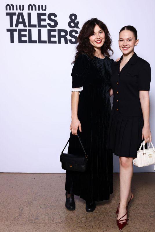 CAILEE SPAENY and RUBY CRUZ at Miu Miu Tales & Tellers Vernissage at Palais d