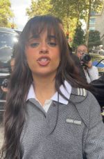 CAMILA CABELLO Leaves Miu Miu Fashion Show in Paris 10/01/2024