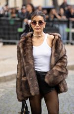 CAMILA COELHO Arrives at Miu Miu Fashion Show at Paris Fashion Week 10/01/2024
