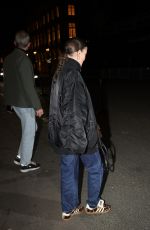 CAMILLE LELLOUCHE Leaves Costes in Paris 10/14/2024
