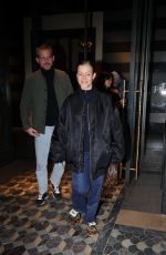 CAMILLE LELLOUCHE Leaves Costes in Paris 10/14/2024