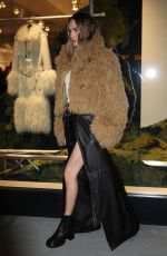 CARA DELEVINGNE Arrives at Burberry Flagship Store Opening in New York 10/16/2024
