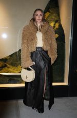 CARA DELEVINGNE Arrives at Burberry Flagship Store Opening in New York 10/16/2024