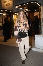 CARA DELEVINGNE Arrives at Miu Miu After-party at Gigi Manko in Paris 10/01/2024