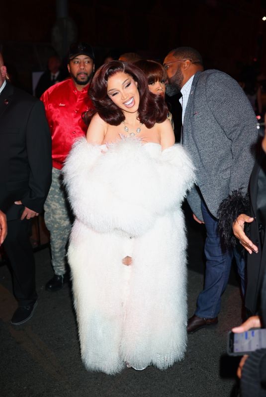 CARDI B Arrives at Victoria’s Secret Fashion Show After-party in New York 10/15/2024