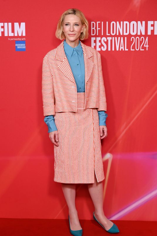 CATE BLANCHETT at Rumours Premiere at 68th BFI London Film Festival 10/13/2024