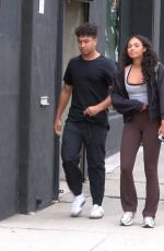 CHANDLER KINNEY and Brandon Armstrong Leaves DWTS Rehearsals in Los Angeles 10/16/2024