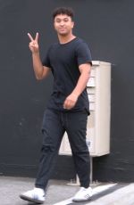CHANDLER KINNEY and Brandon Armstrong Leaves DWTS Rehearsals in Los Angeles 10/16/2024