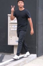 CHANDLER KINNEY and Brandon Armstrong Leaves DWTS Rehearsals in Los Angeles 10/16/2024