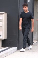 CHANDLER KINNEY and Brandon Armstrong Leaves DWTS Rehearsals in Los Angeles 10/16/2024