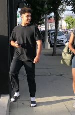 CHANDLER KINNEY and Brandon Armstrong Leaves DWTS Rehersals in Los Angeles 10/12/2024