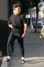 CHANDLER KINNEY and Brandon Armstrong Leaves DWTS Rehersals in Los Angeles 10/12/2024