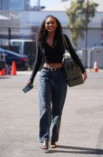 CHANDLER KINNEY Arrives at Rehearsals at Dancing With The Stars Studio in Los Angeles 10/25/2024
