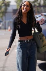 CHANDLER KINNEY Arrives at Rehearsals at Dancing With The Stars Studio in Los Angeles 10/25/2024