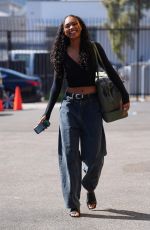 CHANDLER KINNEY Arrives at Rehearsals at Dancing With The Stars Studio in Los Angeles 10/25/2024