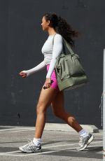 CHANDLER KINNEY Leaves Dancing With The Stars Practice at a Dance Studio in Los Angeles 10/26/2024