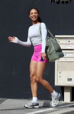 CHANDLER KINNEY Leaves Dancing With The Stars Practice at a Dance Studio in Los Angeles 10/26/2024