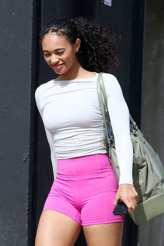 CHANDLER KINNEY Leaves Dancing With The Stars Practice at a Dance Studio in Los Angeles 10/26/2024