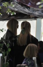 CHARA FERRAGNI and VERONICA FERRERO at LuBar in Milan 10/06/2024
