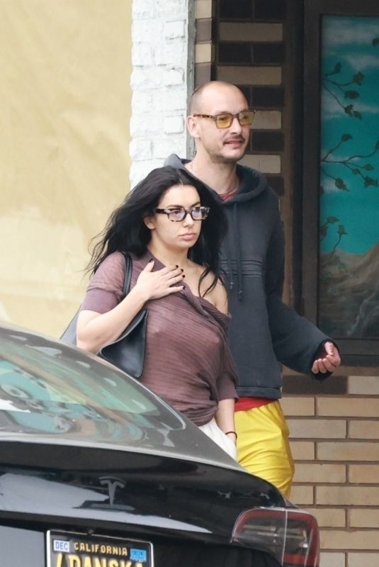 CHARLI XCX and George Daniel Out in Los Angeles 10/15/2024