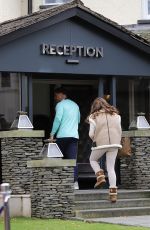CHARLOTTE DAWSON and Matt Sarsfield Out in Lakes 10/04/2024