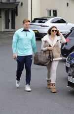 CHARLOTTE DAWSON and Matt Sarsfield Out in Lakes 10/04/2024