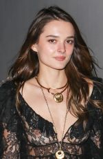 CHARLOTTE LAWRENCE Arrives at Hailey Bieber Rhode Event at Funke in Beverly Hills 10/23/2024