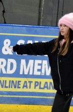 CHELSEE HEALEY Rehearsing with Her Trainer for Dancing On Ice Live Shows in Manchester 10/14/2024