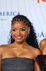 CHLOE and HALLE BAILEY at Chrysalis Butterfly Ball in Los Angeles 10/26/2024