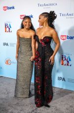 CHLOE and HALLE BAILEY at Chrysalis Butterfly Ball in Los Angeles 10/26/2024