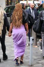 CHLOE BAILEY Leaves Global Offices in London 10/02/2024