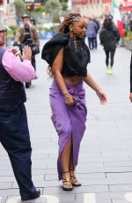 CHLOE BAILEY Leaves Global Offices in London 10/02/2024