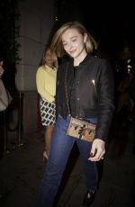 CHLOE MORETZ Leaves Her Hotel at PFW in Paris 09/30/2024