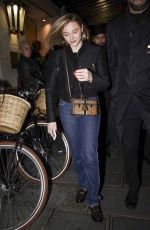 CHLOE MORETZ Leaves Her Hotel at PFW in Paris 09/30/2024