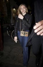CHLOE MORETZ Leaves Her Hotel at PFW in Paris 09/30/2024