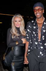 CHLOE SIMS and Vas J Morgan Leaves Their Hotel in New York 10/13/2024