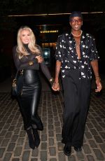 CHLOE SIMS and Vas J Morgan Leaves Their Hotel in New York 10/13/2024