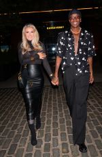 CHLOE SIMS and Vas J Morgan Leaves Their Hotel in New York 10/13/2024