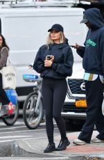 CHLOE SIMS and Vas J Morgan Out in New York 10/10/2024