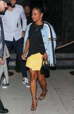 CHRISTINA MILIA Night Out with Olivier Giroud and His Wife at Catch Steak 10/28/2024