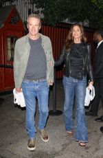 CINDY CRAWFORD and Rande Gerber Leaves Cloud 23 Event at Bar Marmont in Los Angeles 10/10/2024