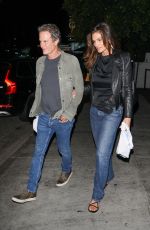 CINDY CRAWFORD and Rande Gerber Leaves Cloud 23 Event at Bar Marmont in Los Angeles 10/10/2024