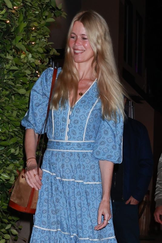 CLAUDIA SCHIFFER Arrives at Giorgio Baldi in Santa Monica 10/13/2024