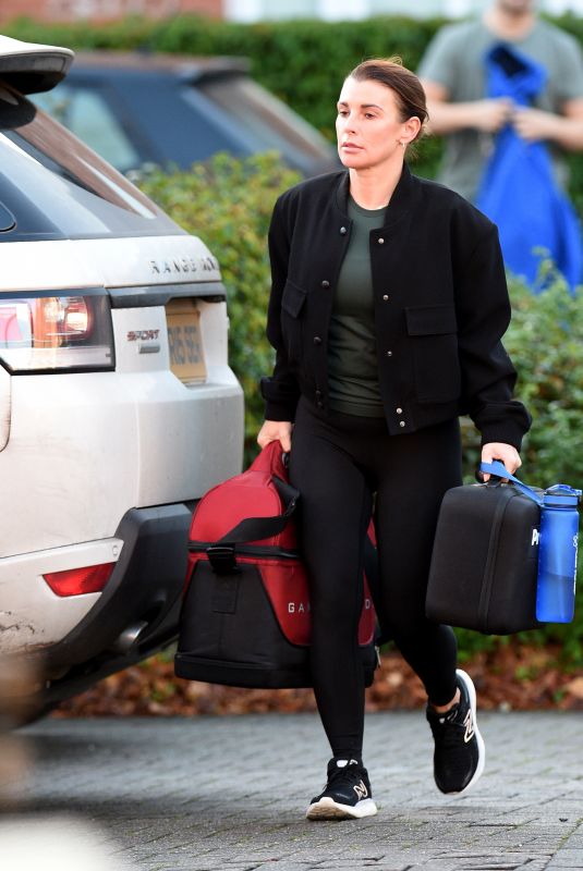 COLEEN ROONEY Arrives at a Workout at Her Local Gym in Wilmslow 10/22/2024