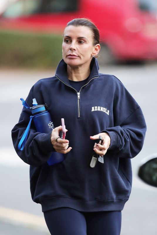 COLEEN ROONEY Out in Sporty Attire in Cheshire 10/10/2024